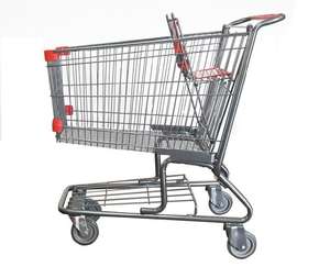 Quantité minimale de commande 50 chariots de marché du Canada de PCS 135L, chariot de poussée de magasin - Product Image 3