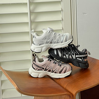 Baskets pour filles et garçons, Nouvelle collection Printemps 2025, Chaussures décontractées pour enfants à boucle rotative mi-mollet, légères, respirantes, antidérapantes et robustes