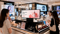 Écran tactile large LCD extensible de différentes tailles pour publicité, affichage numérique pour étagères de vente au détail, bannière numérique pour bord d'étagère LCD
