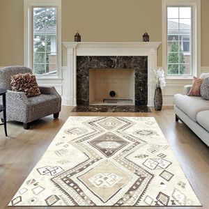 Nhà Cung Cấp Nhà Máy Tùy Chỉnh Kích Thước Có Thể Giặt Không Trượt Trong Nhà Hành Lang Sàn Thảm Hình Học Thổ Nhĩ Kỳ Boho Khu Vực Thảm Tapis Cho Phòng Khách - Product Image 6