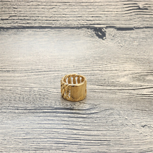 Anillo de Oro para Hombre, Estilo Cadena de Oro, Joyería Retro, Regalo - Product Image 2