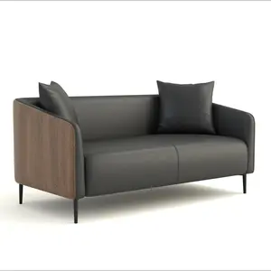 Kantoormeubilair Sectionele Bank Commerciële Kamer Ontvangstbank Klassiek Lederen Bank Lounge Moderne Luxe Home Office Sofa Set
