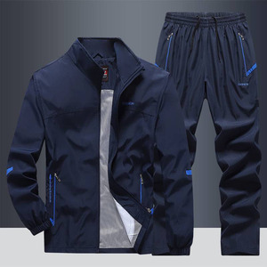 2025 randonnée en plein air vêtements de sport hommes ensembles de course <span class=keywords><strong>Jogging</strong></span> sport veste + pantalon survêtement étudiant basket vêtements d'entraînement - Product Image 1
