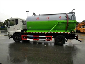 Camión de Vacío para Limpieza de Fosas Sépticas y Recolección de Aguas Residuales Dongfeng 4X2 de 12000 Litros, Directo de Fábrica - Product Image 3