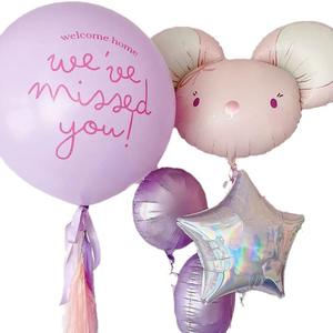 Decoración para Fiesta de Cumpleaños de Niñas Pequeñas, Globo de Aluminio con Forma de Ratón de Dibujos Animados, Luna, Oso, Princesa y Castillo, Globos Inflables de Aluminio - Product Image 6