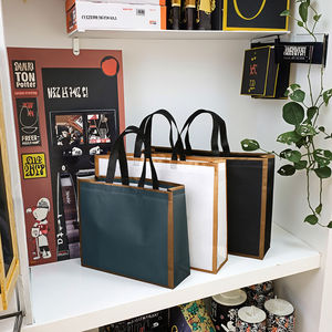 Sacs à provisions non tissés réutilisables écologiques Sac d'épicerie en tissu laminé PP pour supermarché - Product Image 4