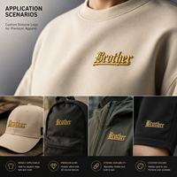 Autocollants 3D personnalisés en TPU à transfert thermique, impression de logo DTF de haute qualité, découpe à chaud, design en relief, respectueux de l'environnement, en rouleau pour T-shirts et sweats à capuche