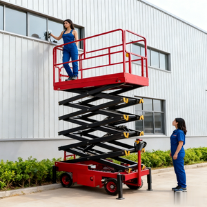 Cheap Mobile Scissor Lift Electric Movable Hydraulic Mobile Scissor Lift - Product Image 5