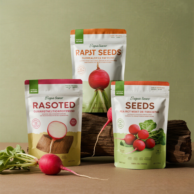 Custom Printed High Quality Plastic Stand up Pouch Vegetable Fruit Seeds Semence Vacuum Storage Zip Lock Agriculture Packaging