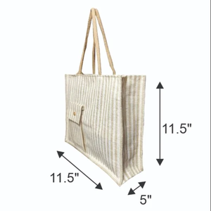 Bolsa de Compras Promocional Ecológica 100% Yute con Impresión Moderna y sin Azo, y Precio Competitivo - Product Image 3