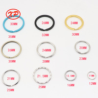 Xiangpeng Fashion Mousquetons métalliques, crochets pour porte-clés DIY, fermoirs mousquetons, boutons à pression, accessoires de sac pivotants noirs
