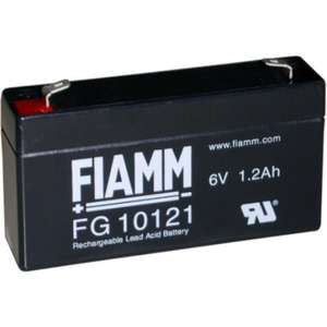 Batería UPS VRLA Recargable Fiamm FG10121 6V 1.2Ah - Product Image 1