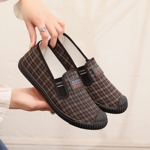 Zapatos de verano para mujer, estilo pescador, finos, sin cordones, de tela con suela suave estilo Pekín antiguo, tendencia de moda, zapatos planos para mujer. - Product Image 6