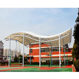 Structure tendue en PVDF haute résistance pour toitures de stades sportifs, couvertures de terrains de padel, toits de tentes de terrains de basketball - Product Image 2