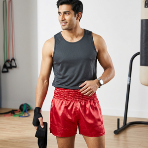 Shorts de boxe et de Muay Thai tendance en gros, vêtements de sport respirants, impression par sublimation personnalisée, vêtements d'arts martiaux MMA, service OEM - Product Image 1