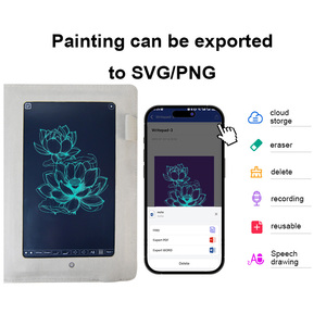 Ai vẽ viết trơn tru tham gia giảng dạy video thông minh Bảng vẽ bút Logo tiên tiến ai đồng bộ kỹ thuật số LCD bằng văn bản máy tính bảng vẽ - Product Image 5