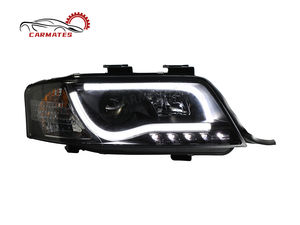 CARMATES gruppo faro di vendita caldo LED DRL lampade anteriori indicatore di direzione faro anteriore per Audi <span class=keywords><strong>A6</strong></span> <span class=keywords><strong>1997</strong></span> 1998 1999 - 2001 2002 2003 - Product Image 4