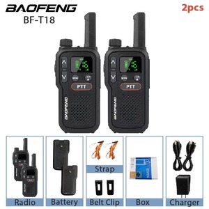 BF-T18 Baofeng đài phát thanh Walkie Talkie Đèn pin ham thu phát vô tuyến 2 Wát cầm tay <span class=keywords><strong>Transmitter</strong></span> pmr446 <span class=keywords><strong>Mini</strong></span> 2 cách phát thanh - Product Image 4