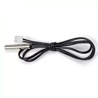 Sonde de température NTC 5K 10K 15K 20K 50K 100K, thermistance étanche à tête cylindrique pour aquariums et réservoirs d'eau