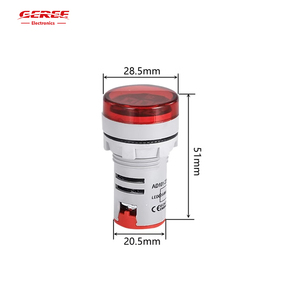 Geree AC kỹ thuật số điện áp Meter 110V/220V/380V Bảng điều chỉnh Đo AD-16 50 ~ 500V Vôn kế + chỉ báo tín hiệu AC Đồng hồ đo - Product Image 5