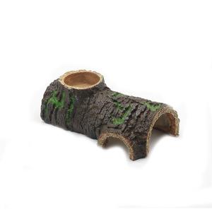 LMC20699 resina reptil roca ocultar cueva con cuenco de agua plástico tienda de mascotas escondite cueva para reptiles para sala de estar - Product Image 5