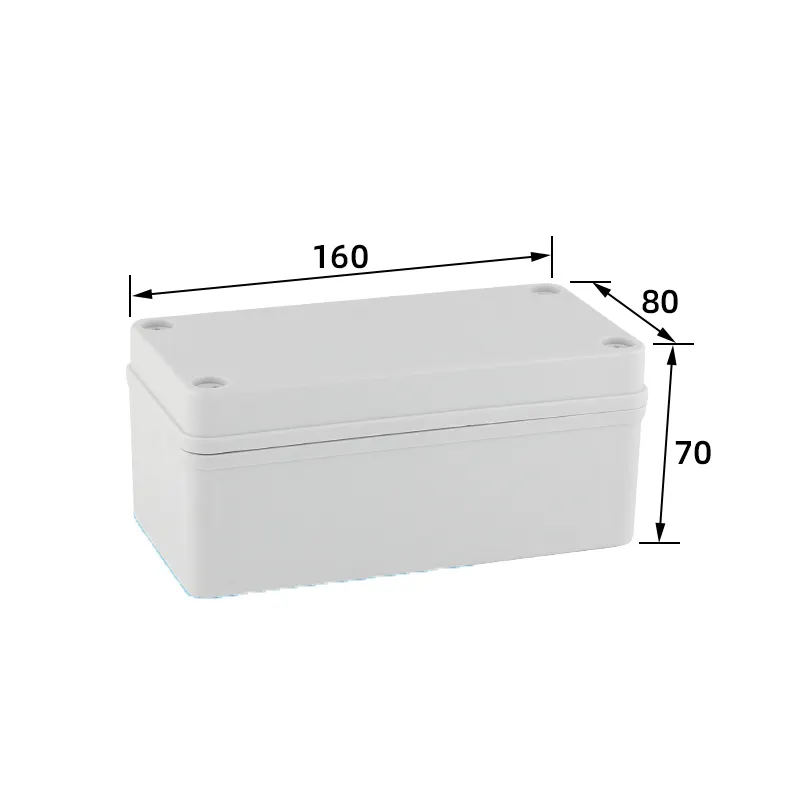 Caja de empalme electrónico de plástico para exteriores, Caja impermeable personalizada de pvc, pcb, ip67, venta directa de fábrica