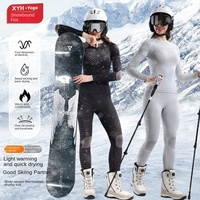 Sous-vêtements de ski fonctionnels X-BION Sports unisexes, tissés, respirants, chauds, compressifs, absorbant l'humidité