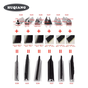 Chất lượng cao thang cuốn nhôm an toàn bàn chải thang cuốn an toàn váy bàn chải di chuyển đi bộ an toàn bàn chải - Product Image 6