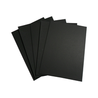 300gsm Carte noire C2S Papier noir haute rigidité pour impression offset pour emballage cadeau