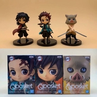 Qposket Demon Slayer: Kimetsu Không Có Yaiba Phim Hoạt Hình Nhân Vật Bộ Sưu Tập Đồ Chơi Anime PVC Hình (3 Cái/bộ)