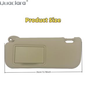 Nuevo Visor Solar de Repuesto para Automóvil Quaclara ABS 7432002B22A0 7432002B21A0 7431002K91A0 7431002K90A0 para <span class=keywords><strong>TOYOTA</strong></span> <span class=keywords><strong>COROLLA</strong></span> 2014-2019 - Product Image 4