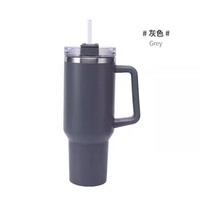 Vaso Térmico de Acero Inoxidable de 40 oz con Asa, Impresión de Logotipo Personalizado, para Stanley, Aislamiento al Vacío, Certificado ISO