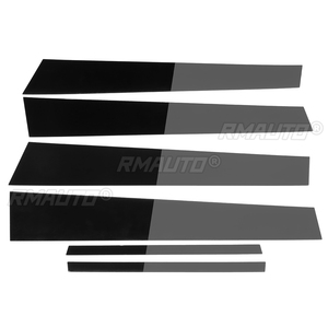 6pcs/set <b>Car</b> <b>Window</b> Pillar Posts <b>Sticker</b> Glossy Black for Dodge Charger 2011 2012 2013 2014 2015 2016 2017 2018 2019 2020 2021 - Product Image 3