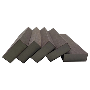 Ensemble de blocs de ponçage en mousse double face Abrasif Étanche Meulage Polissage Papier abrasif Bloc de ponçage Éponge - Product Image 3