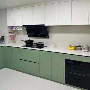 Gabinetes Modulares Modernos, Diseño de Cocina Lacado de Estilo Europeo, Hecho en China - Product Image 1