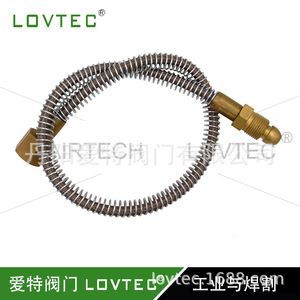 Vente directe d'usine Tuyau haute pression en acier inoxydable résistant aux hautes températures Extrémités filetées pour les fournitures de soudage - Product Image 1