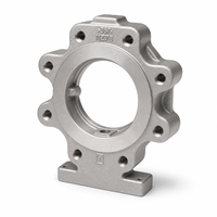 Corps de vanne papillon sanitaire 316 304 Usinage CNC Moulage de précision Logo personnalisé DN50-DN500