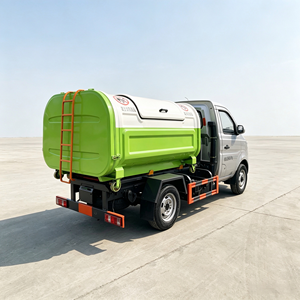 Camión de basura CHANGAN 3CBM con gancho elevador 4x2, camión pequeño con brazo de gancho para transporte de contenedores de residuos - Product Image 5