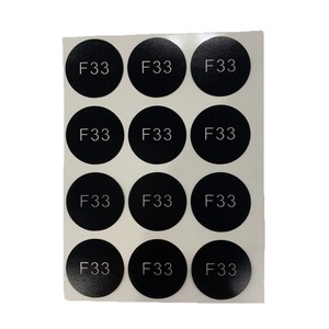 Protector de Pantalla para Móvil, Antiarañazos, Circular, Negro, Etiqueta Adhesiva F33 - Product Image 1