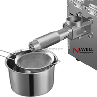 Presse à huile à contrôle de température de qualité alimentaire Newbel OP-01 pour graines de colza, graines de thé, arachides, graines de sésame / Presse à huile à froid