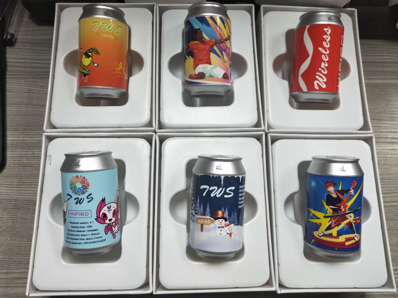 Wholesale cola cans Waterproof IPX3  tws Wireless earphone & headphone & accessories
