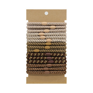 Bandeau pour cheveux pour femmes très vendu avec fil brodé, tissu hautement élastique, accessoires pour cheveux, attache-cheveux torsadée pour femme - Product Image 5