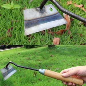 Désherbage domestique <span class=keywords><strong>tout</strong></span> <span class=keywords><strong>acier</strong></span> en forme d'arc Petite <span class=keywords><strong>houe</strong></span> Plantation de légumes Creuser le sol Outil de poche <span class=keywords><strong>Creuse</strong></span> Petite <span class=keywords><strong>houe</strong></span> pour l'agriculture - Product Image 6