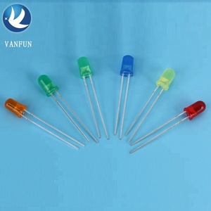 Vanfun cao lumen 5V max đảo ngược 12V đỉnh đảo ngược <span class=keywords><strong>diode</strong></span> phát ra màu đỏ xanh xanh vàng trắng 5mm <span class=keywords><strong>3mm</strong></span> Kích thước - Product Image 4