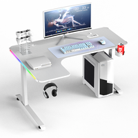Escritorio de Juegos de ordenador de diseño moderno mesa de juego de esquina RGB