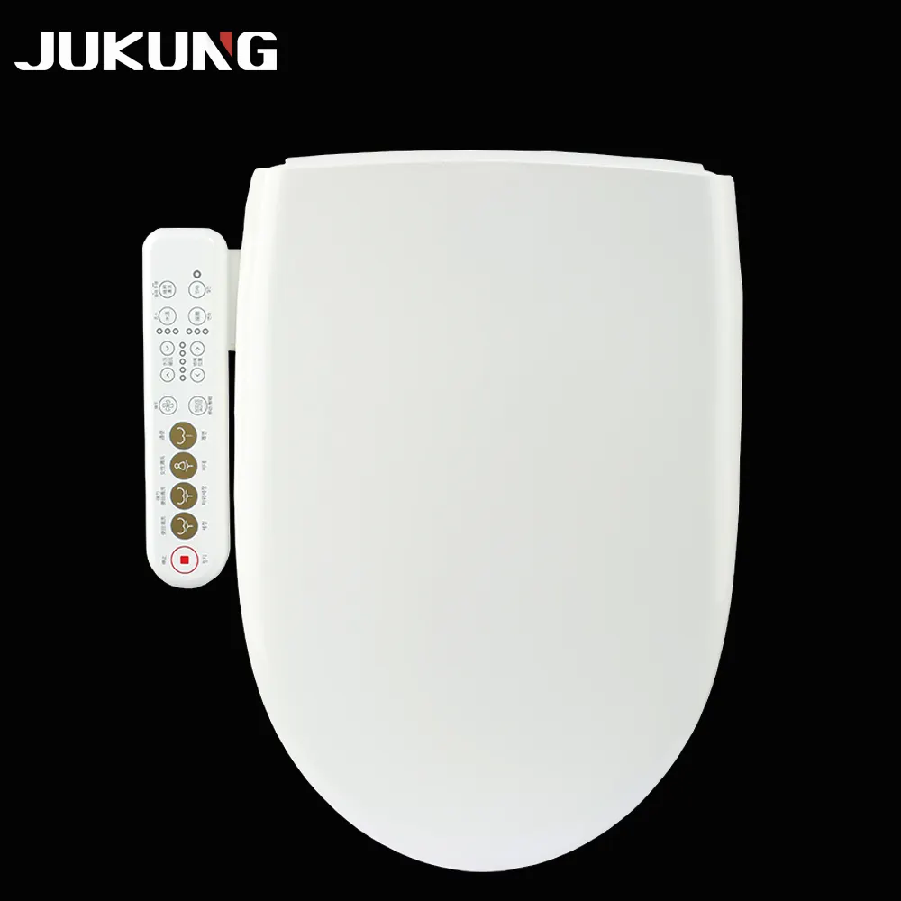 Smart Heating Toilet Seat Fast Release Silent Buffer Temperature Adjustable PP Electric Smart Toilet Lid