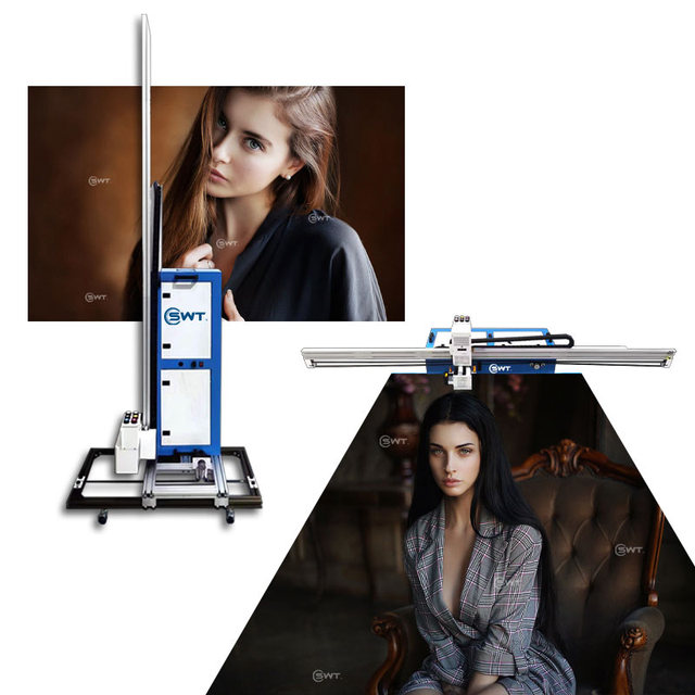 3d Vertical Mural UV Wall Inkjet Printer for Wall Ground Floor Painting Indoor Outdoor Wall Printer Printing Machine