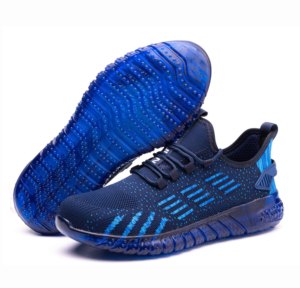 JIANKUN Chaussures de sécurité antistatiques, certifié CE, personnalisables, avec bout en acier, pour le travail, l'hiver, le tissu extensible en nylon, unisexe - Product Image 3