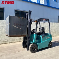 Chariot élévateur électrique XTMG pour entrepôt à hauts plafonds, 2,5 tonnes, batterie Li-ion, hauteur de levage 6 m pour stockage sur rayonnages hauts