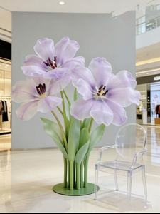 Ramo de Tulipanes Gigantes Hechos a Mano, Innovadores y Más Vendidos, para Decoración de Bodas, Escaparates, Escenarios, Fiestas, Hoteles y Centros Comerciales - Product Image 3